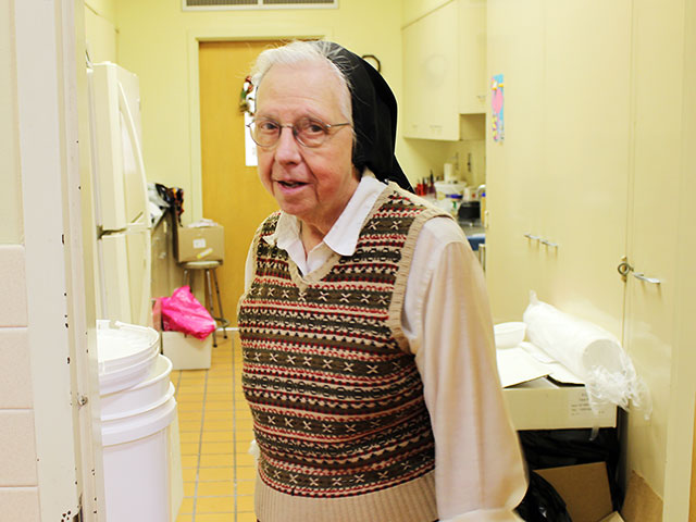 Sister Georgeann Krzyzanowski, Mount Mary Fruitcake Maker