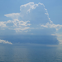 Clouds over Lake Michigan